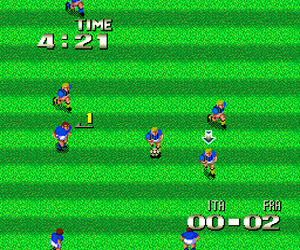 Formation Soccer - Human Cup '90 (Japan) Screenshot 1